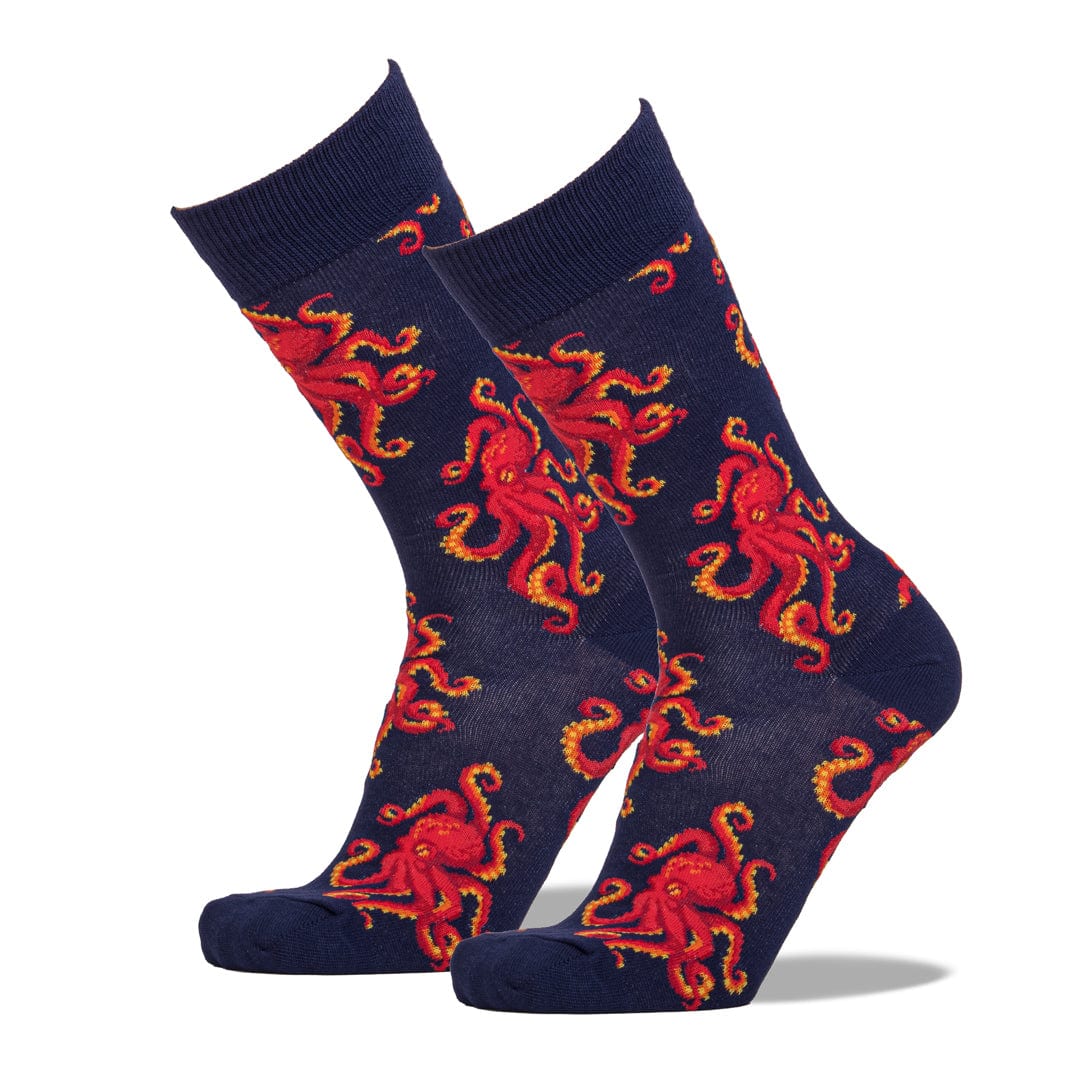 Socktopus Men's Crew Sock Navy