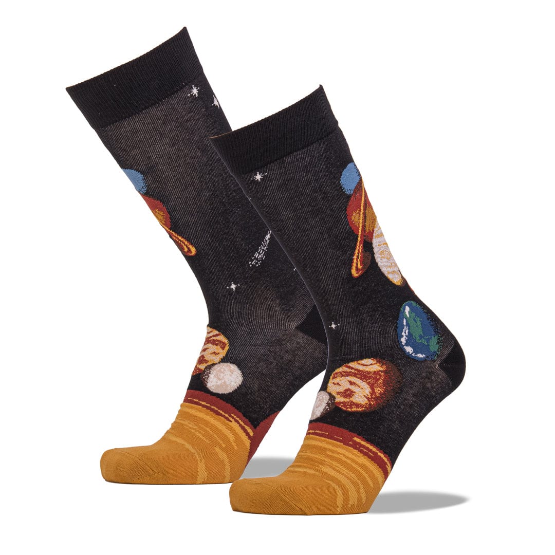 Solar System Men’s Crew Sock black