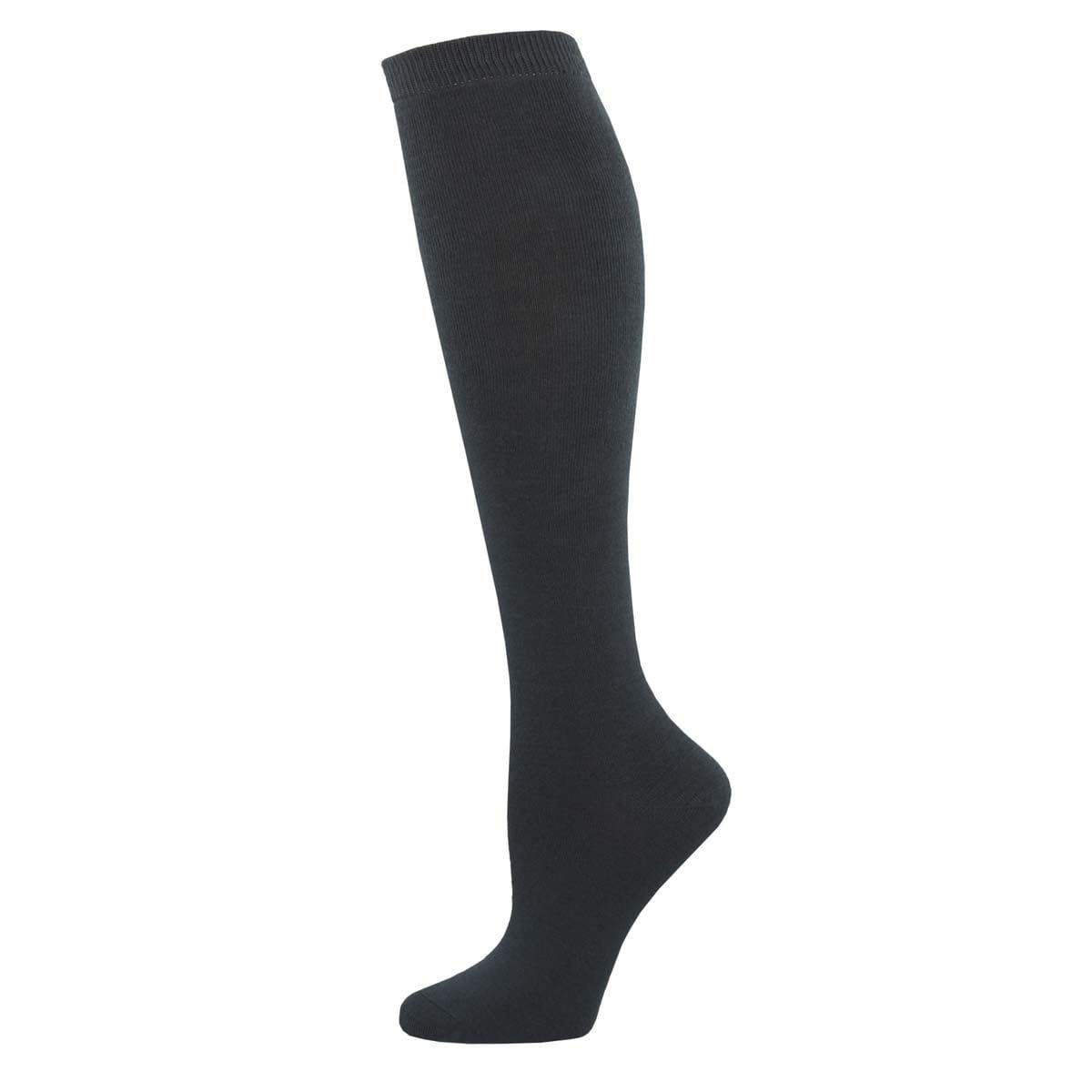 Solid Women's Knee High Socks Blue