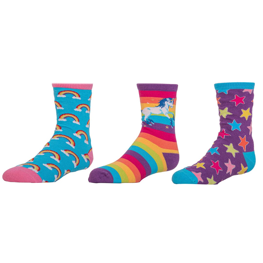 Sparkle Party Crew Sock 3 Pack Multi / 7-10