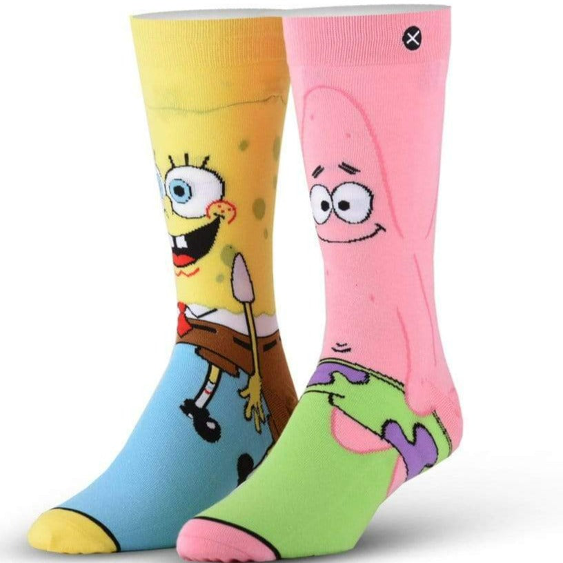 Spongebob Patrick Crew Socks Johns Crazy Socks1