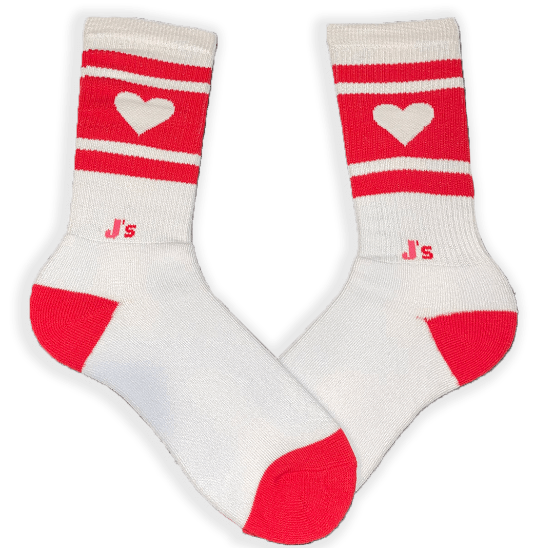Sporty Heart Women's Athletic Sock Women's / White