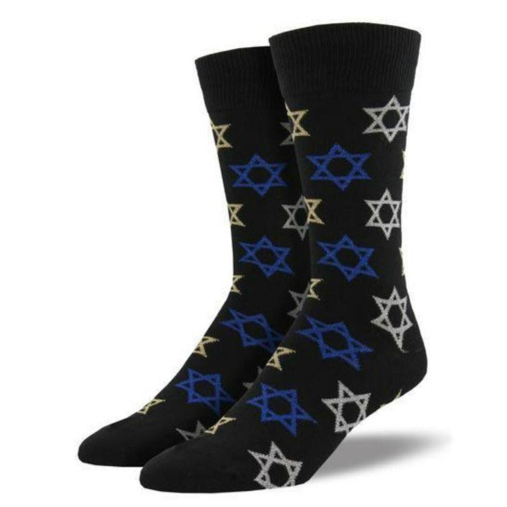 Star of David Socks Men’s Crew Sock black