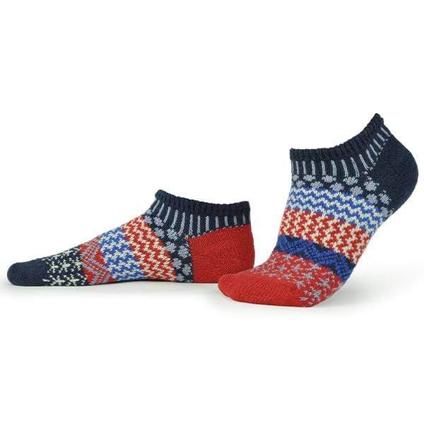 Stars and Stripes Ankle Socks Red / Blue / Small