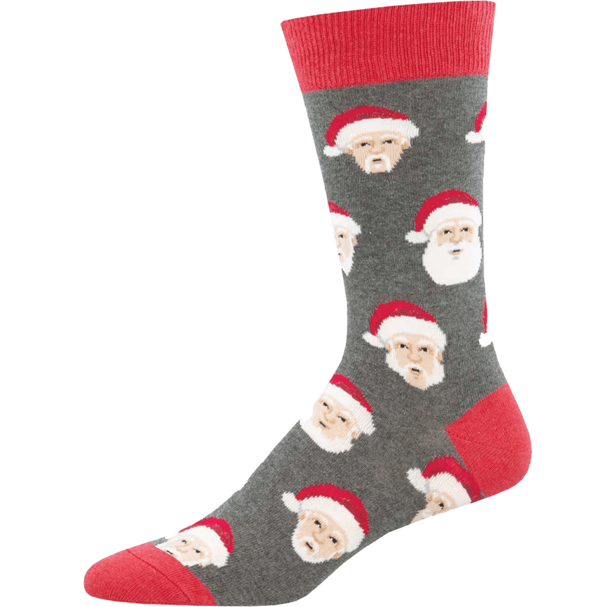 Styling Santa Men's Crew Sock Grey