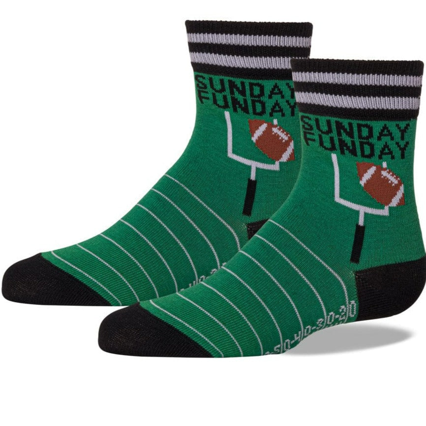 Kid's Sunday Funday Crew Socks Green / Children's