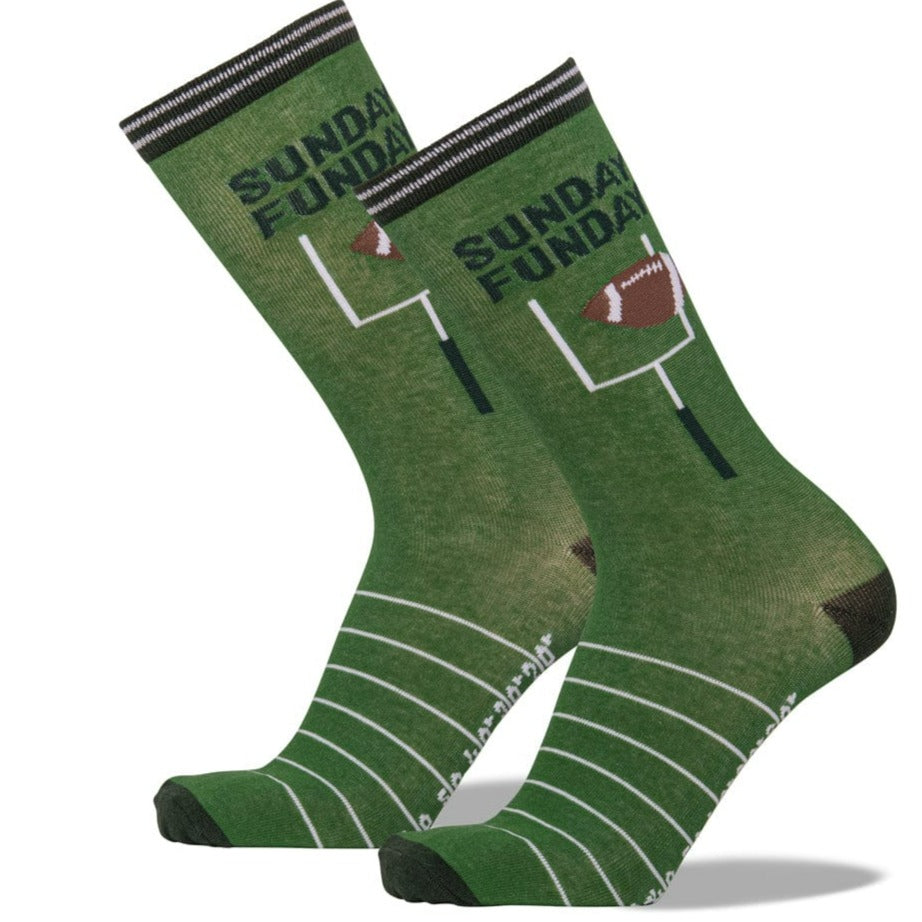 Women's Sunday Funday Crew Socks Green / Women's