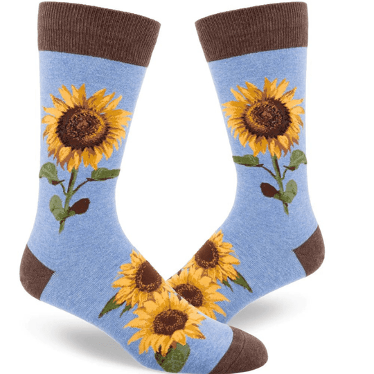 Sunflower Men's Crew Socks Blue