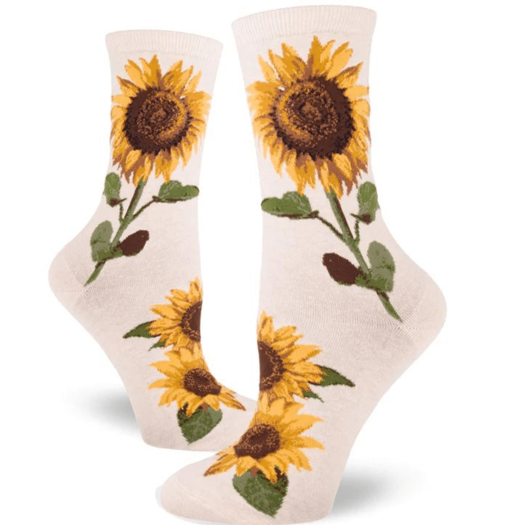 Sunflower Women&#39;s Crew Socks Ivory