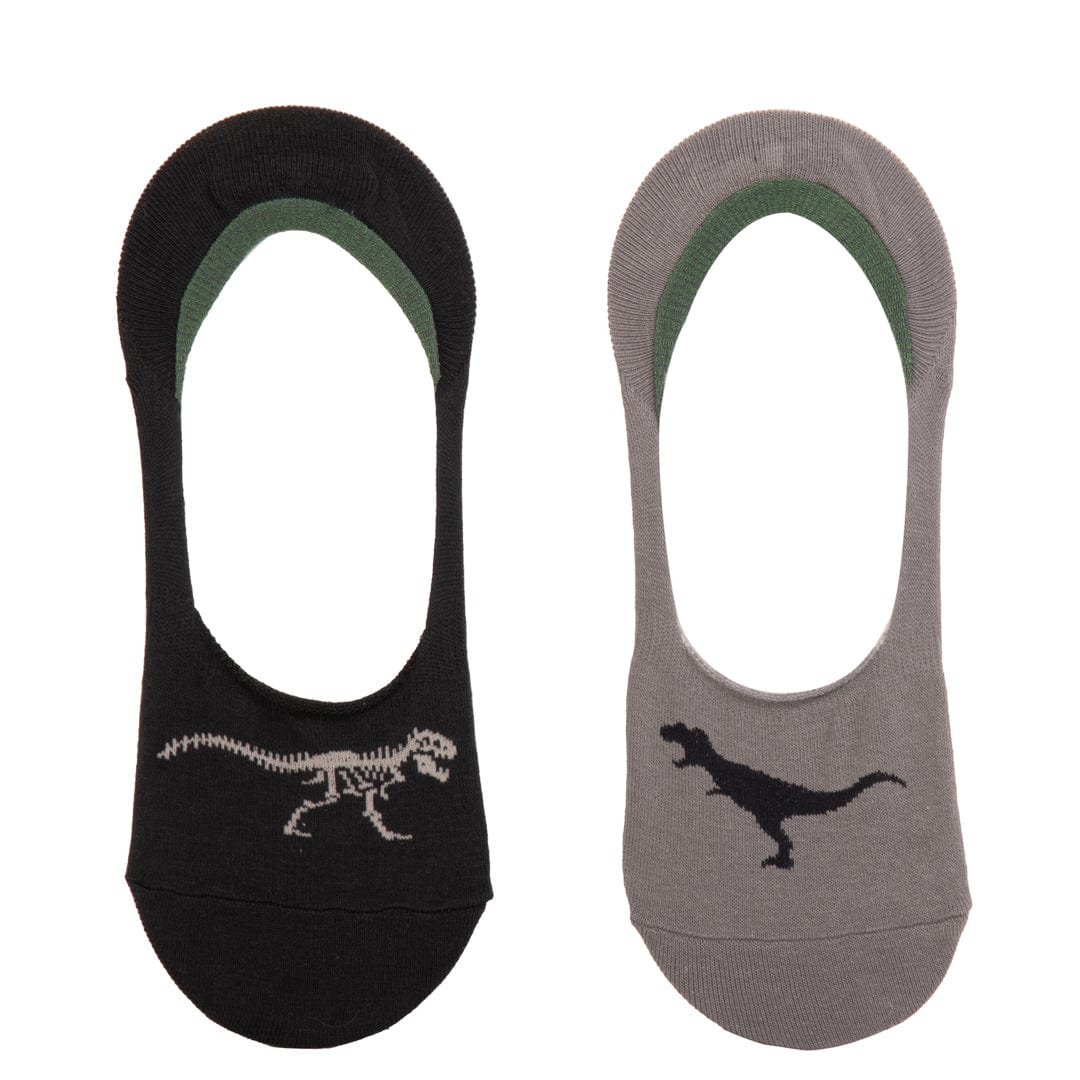 T Rex Men's 2 Pair Liner Grey / Black