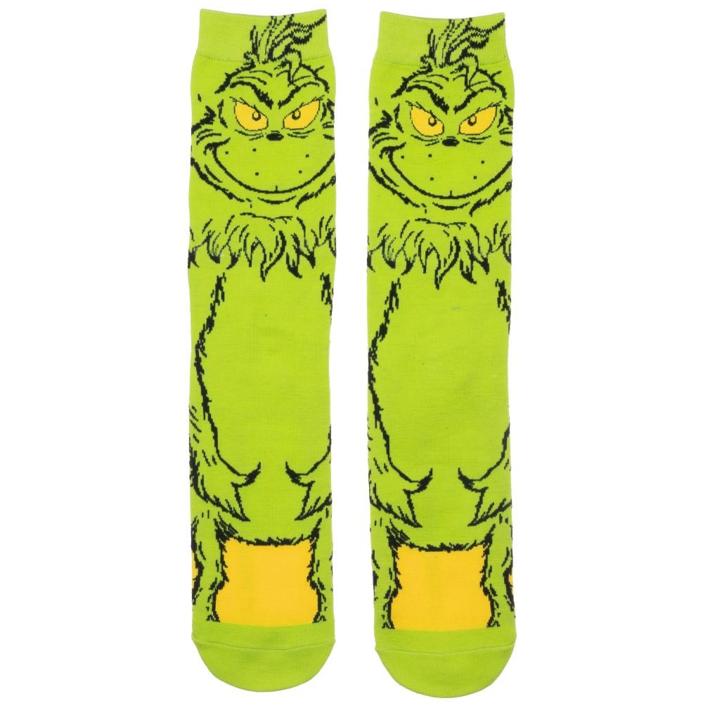 The Grinch 360 Crew Sock Green