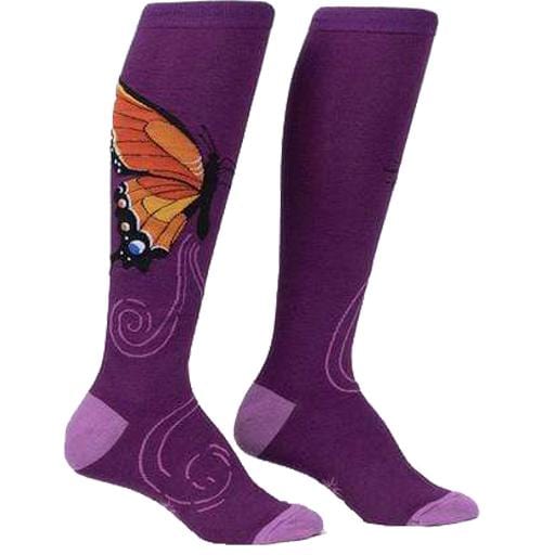 The Monarch Women's Knee High Sock Purple