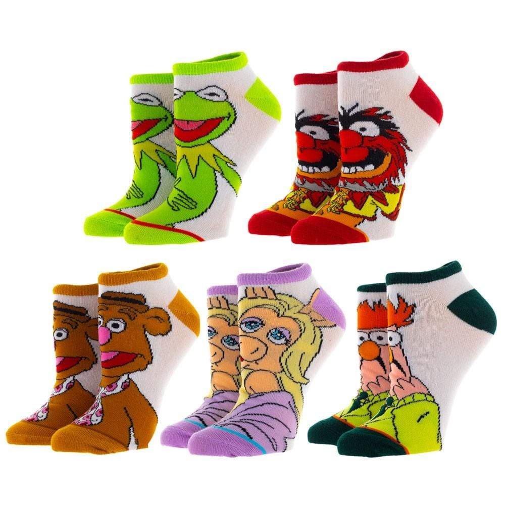 Muppets 5 Pair Ankle Socks Multi