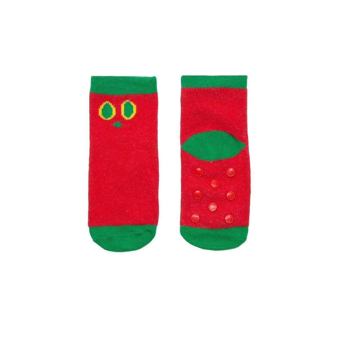 The Very Hungry Caterpillar Socks Children Ages Two to Three green