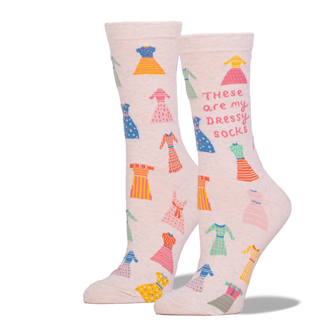 These Are My Dressy Socks Women&#39;s Crew Sock Cream