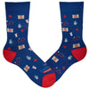 This Superhero Wears Scrubs Sock Crew Socks Navy / Men