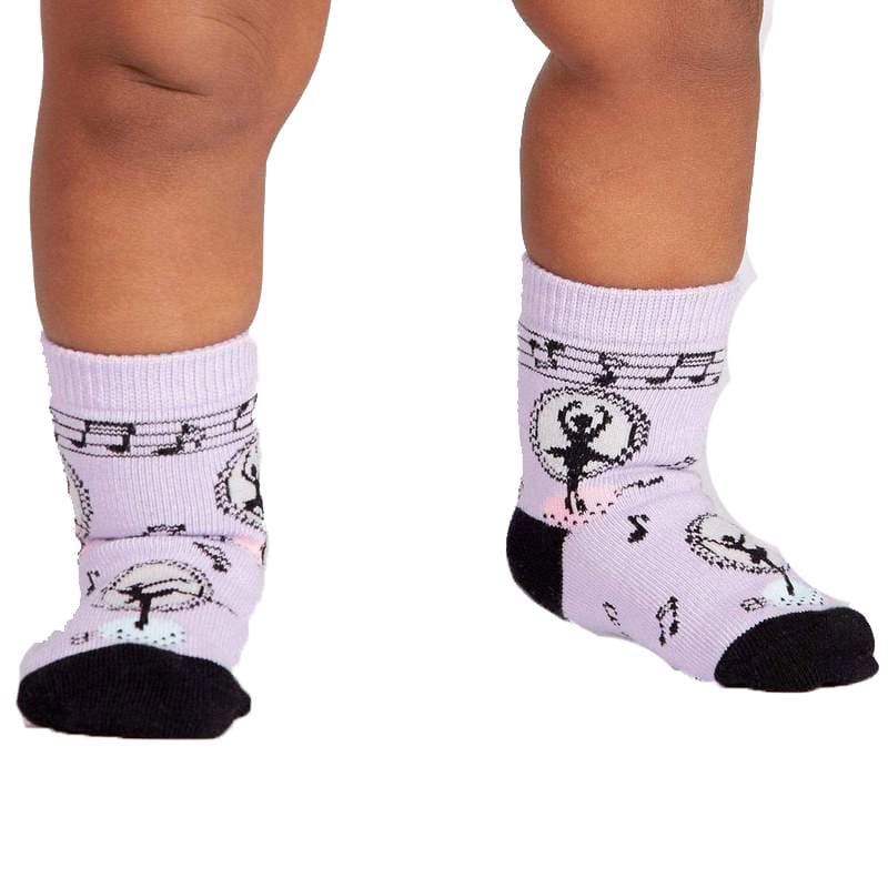 Tiny Dancer Toddler Crew Sock Lavender