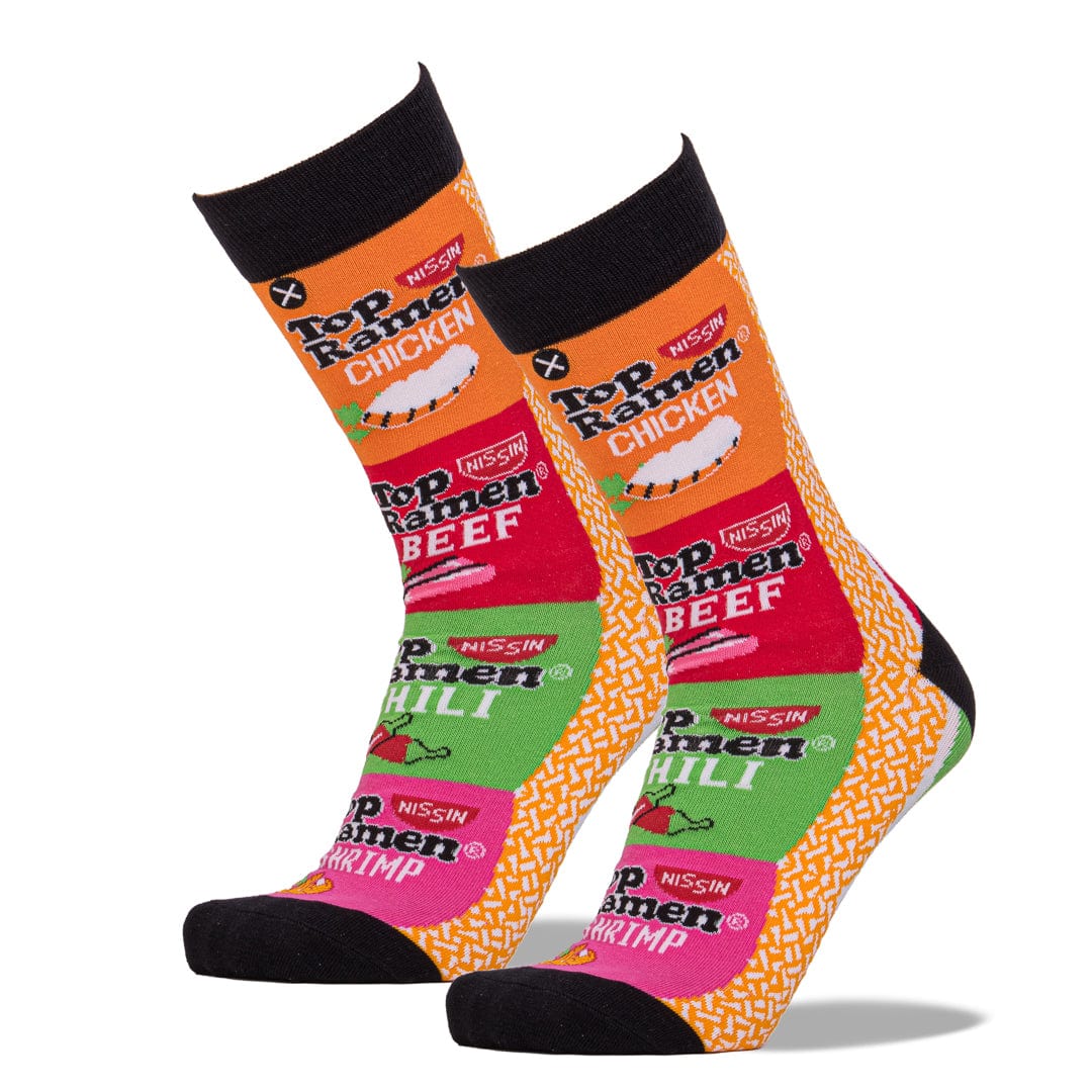 Top Ramen Stack Men's Crew Sock Multi