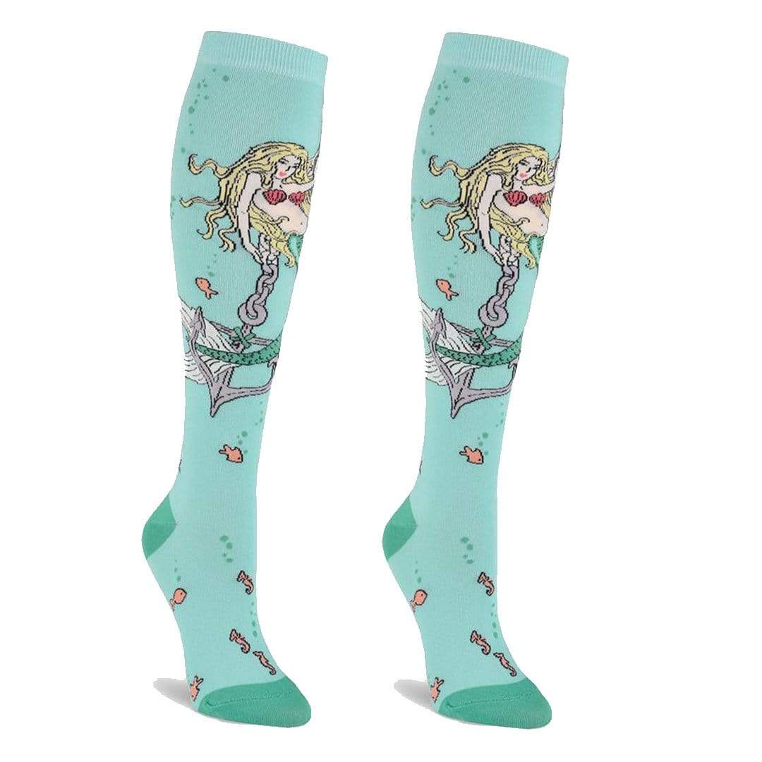 Under the Sea Socks Women's Knee High Sock Blue