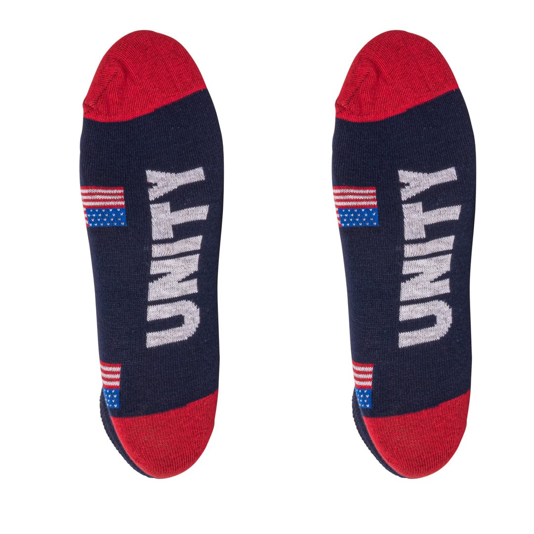 Unity Flag Unisex Low Cut Sock Navy