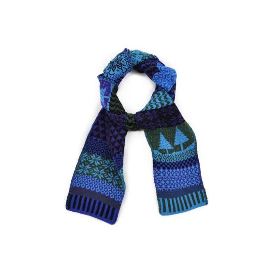Blue Spruce Cotton Scarf Blue