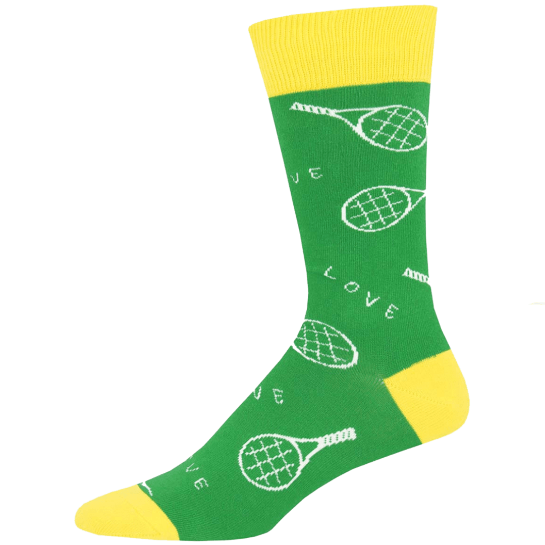 40 Love Men's Crew Sock 10-13 / Green