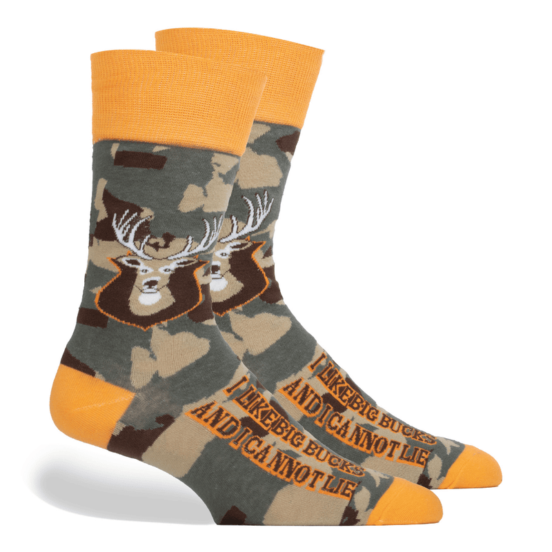 I Like Big Bucks and I Cannot Lie Unisex Crew Socks