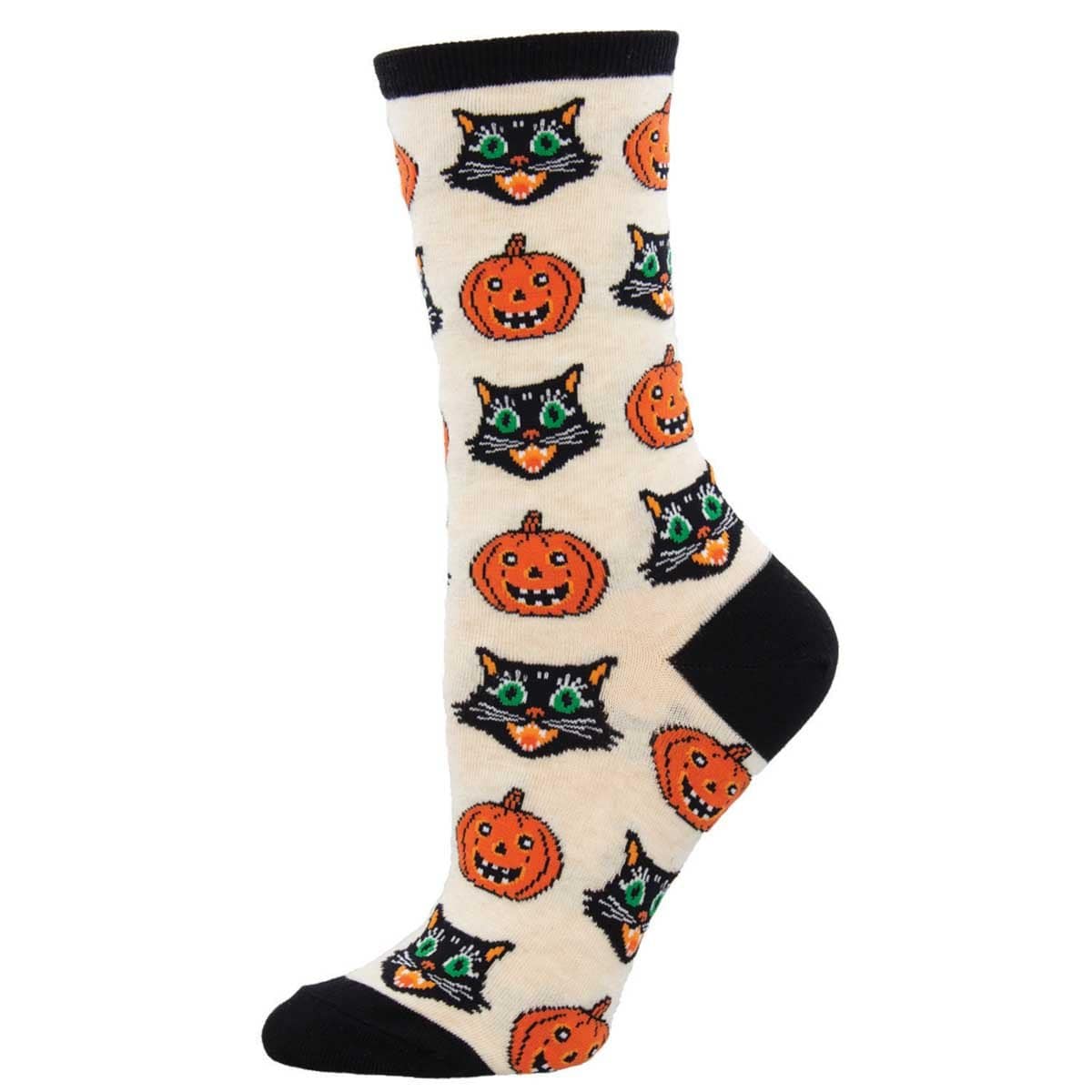 Vintage Halloween Women's Crew Sock Ivory