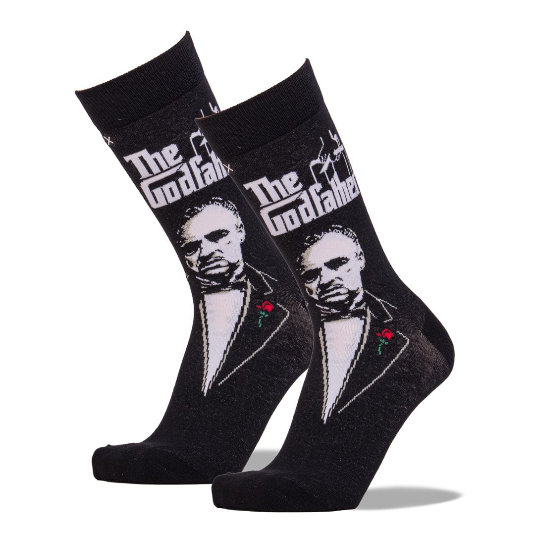 Vito the Godfather Men's Crew Sock Black