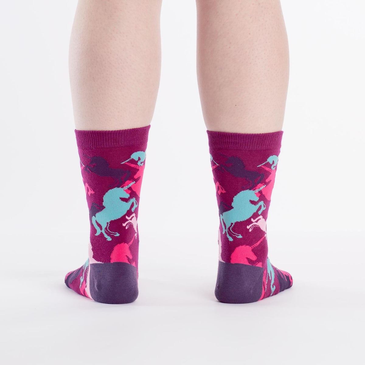 Mythical Unicorn Socks Women&#39;s Crew Sock