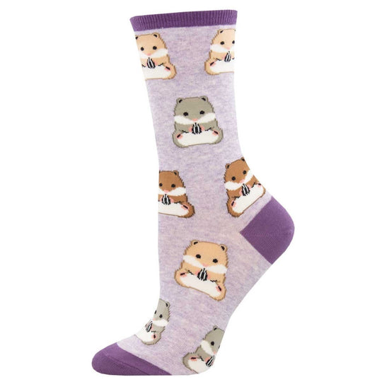 Going Ham Women's Crew Socks Purple