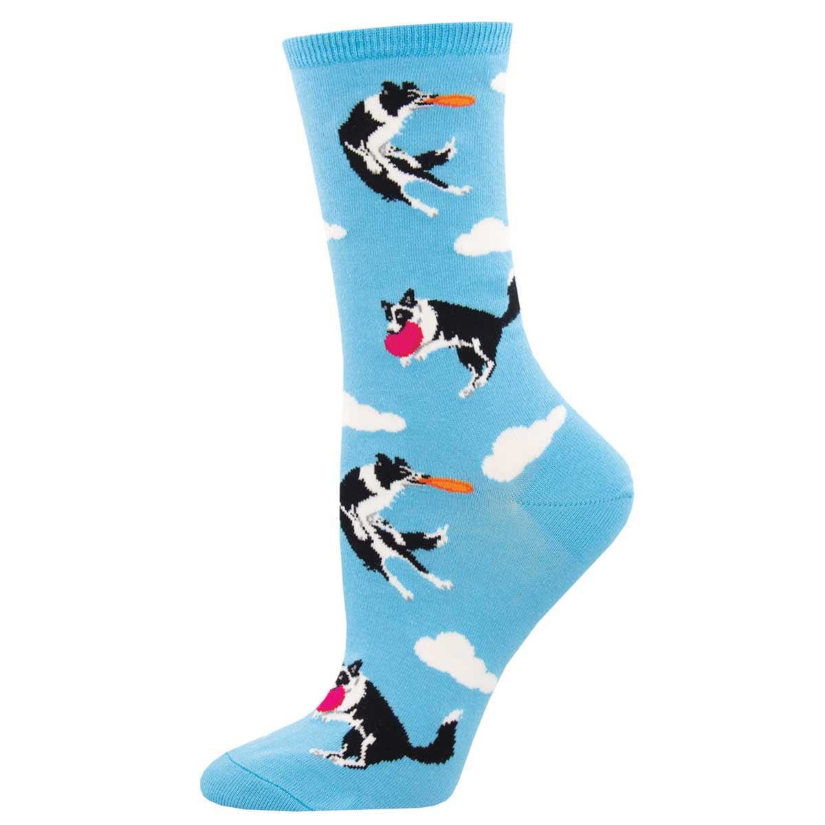 Catch Your Drift Women's Crew Socks Blue