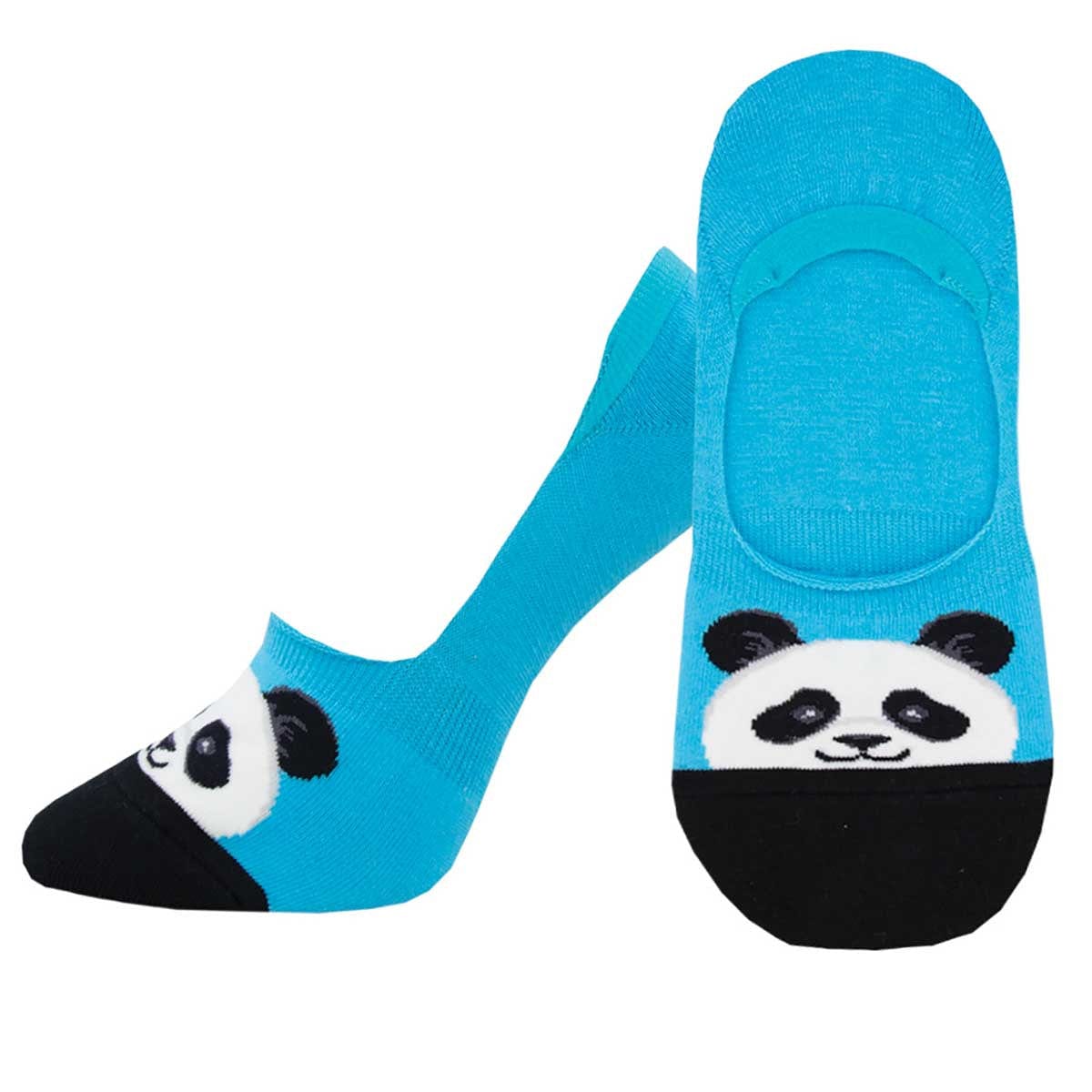 Panda Women&#39;s Liner Socks Blue