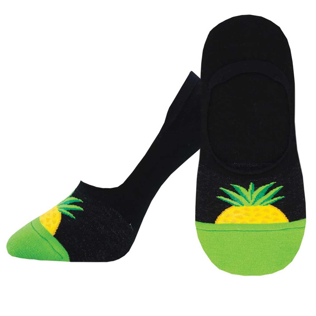 Pineapple Women&#39;s Liner Socks Black