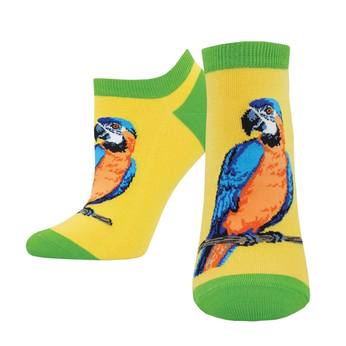 A-Parrot-ly Women's Ankle Socks Yellow