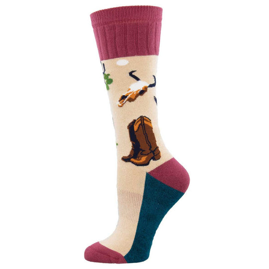 Deserted Women's Hiking Socks Tan