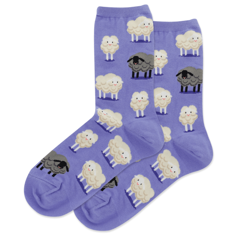 Black Sheep Socks Women&#39;s Crew Sock Blue