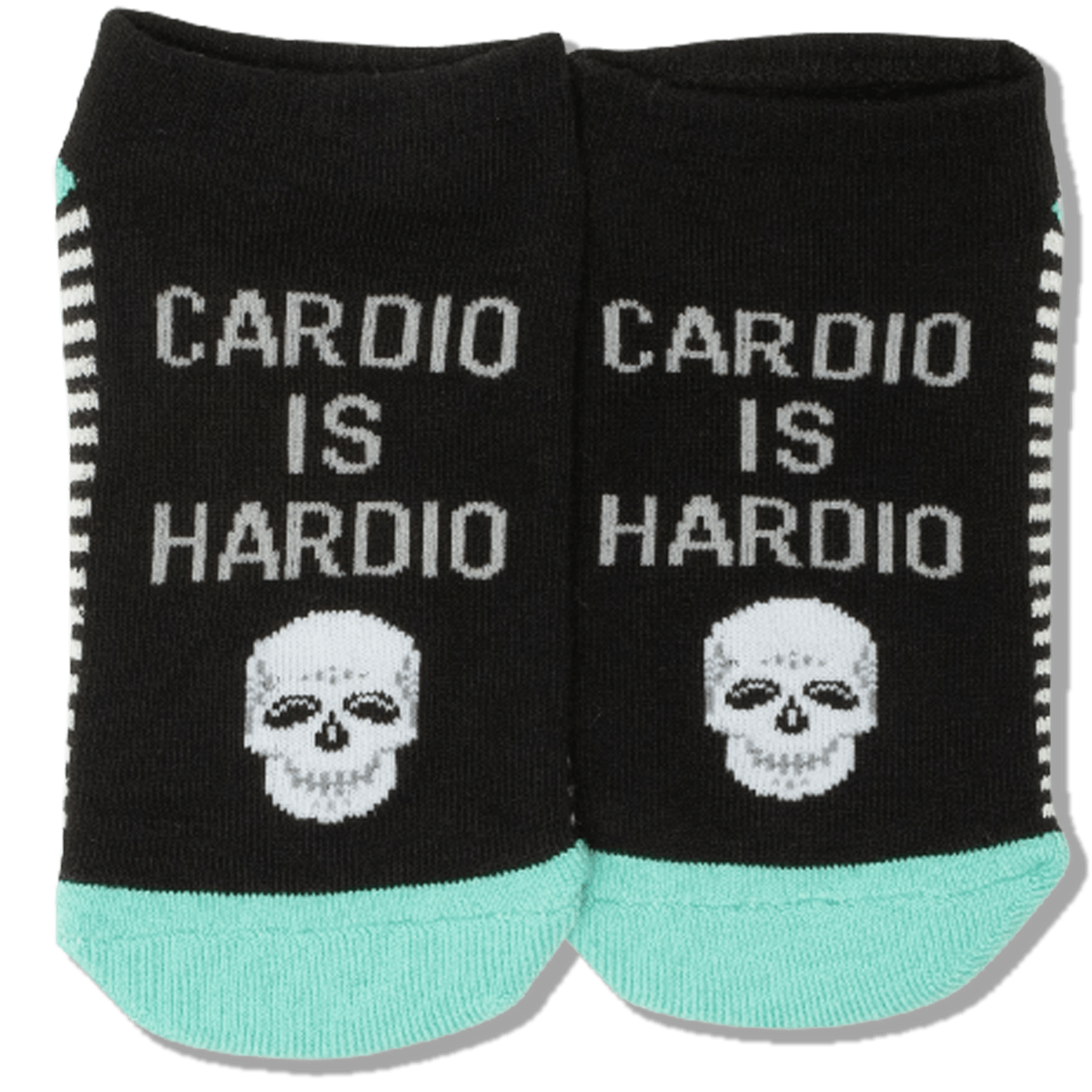 Cardio is Hardio Socks Women&#39;s Ankle Sock Black
