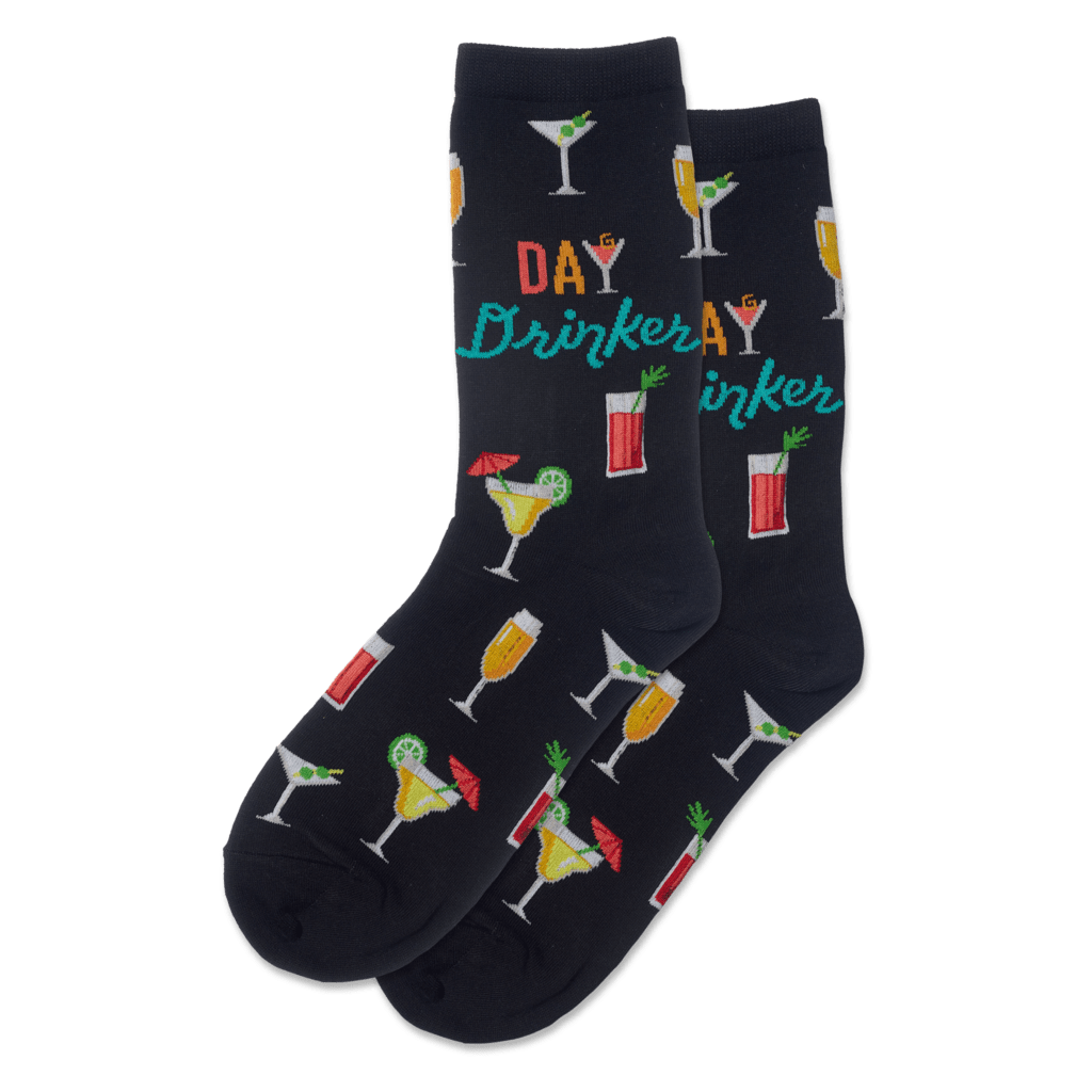 Day Drinker Crew Sock Men's / Black