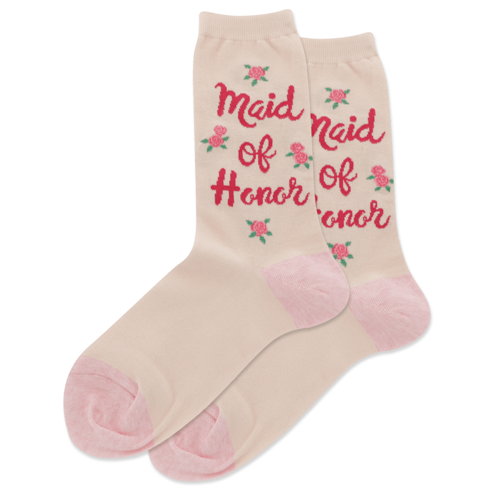 Maid of Honor Women's Crew Socks Blush