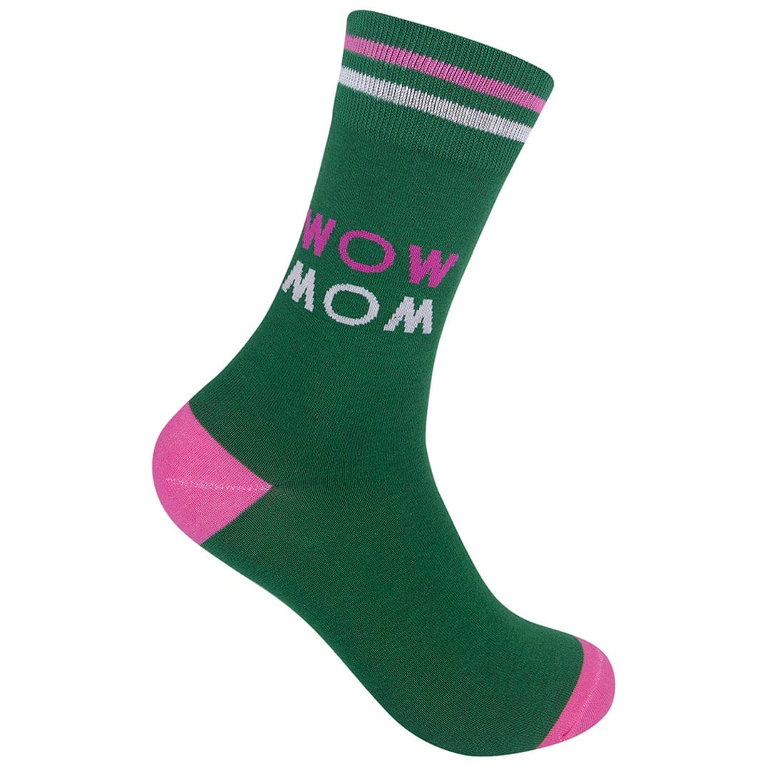 WOW MOM Crew Socks Green