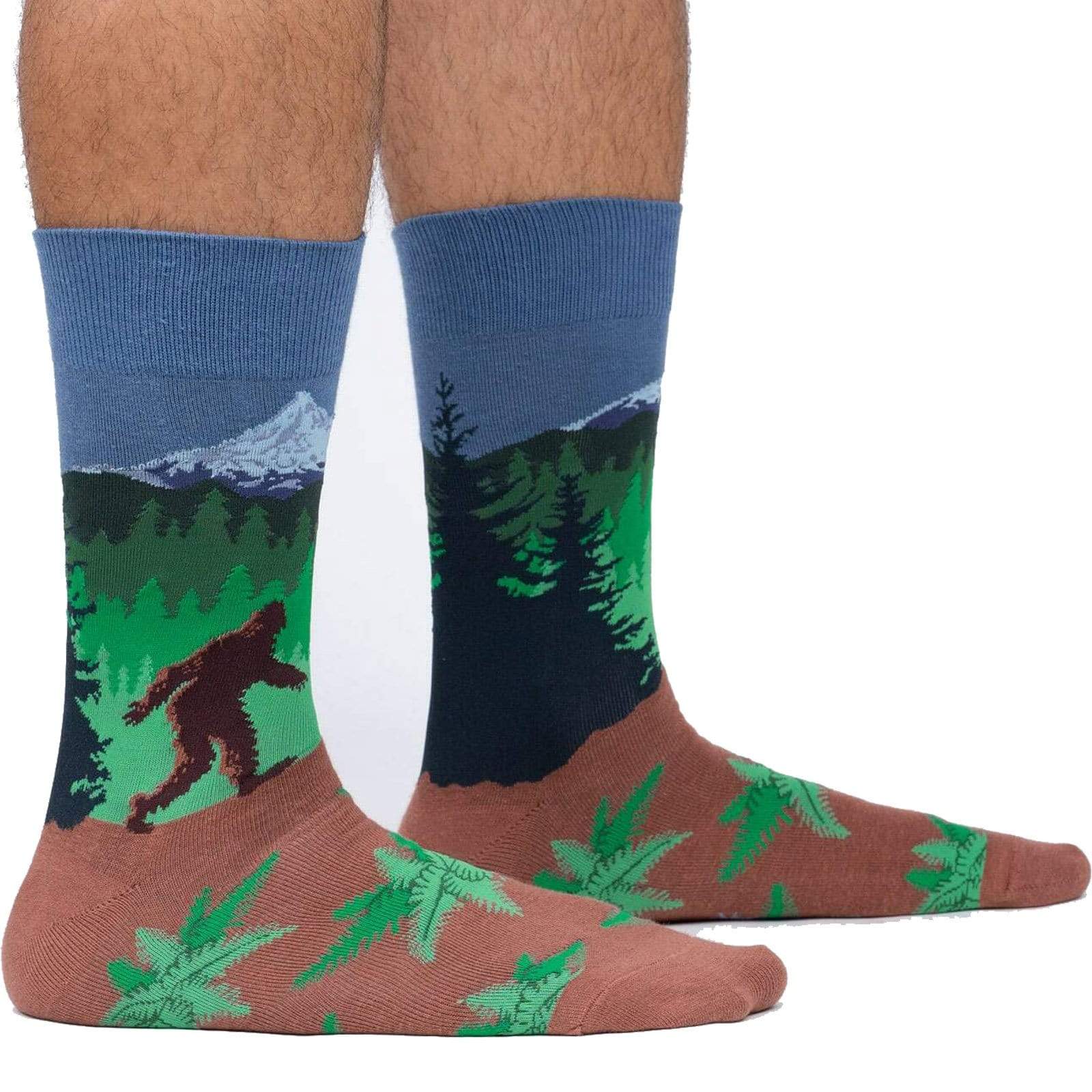 Welcome To My Hood Men's Crew Sock Green
