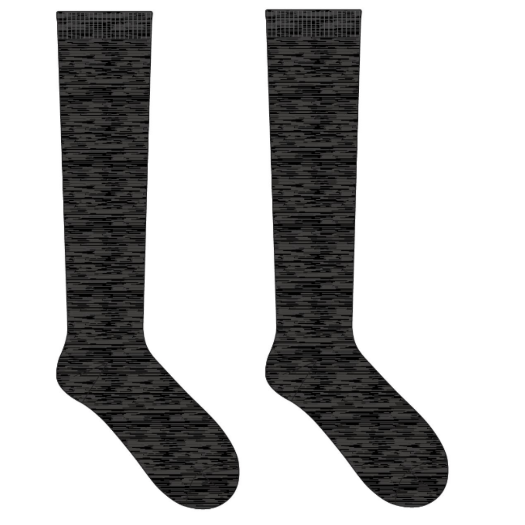 Women&#39;s Space Dye Compression Socks Black