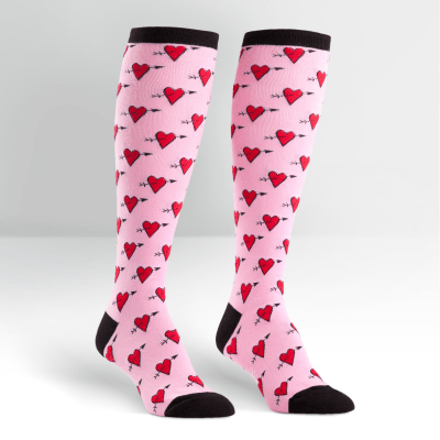 Hearts Socks Women&#39;s Knee High Sock Pink