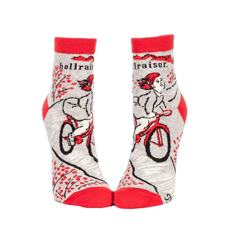 Hellraiser Socks - Women&#39;s Ankle Sock red