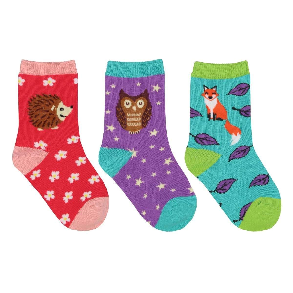 Woods You Be My Friend Crew Sock 3 Pack Multi / Toddlers 12 months - 24 months
