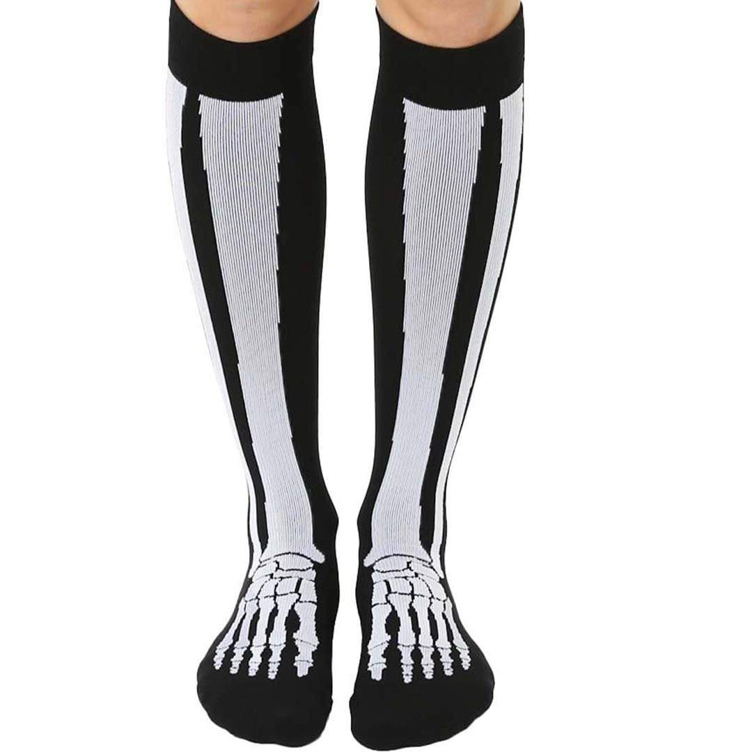 X Ray Unisex Compression Knee High Sock Black