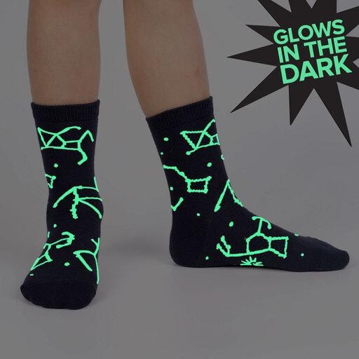 Constellation Youth Crew Socks Blue