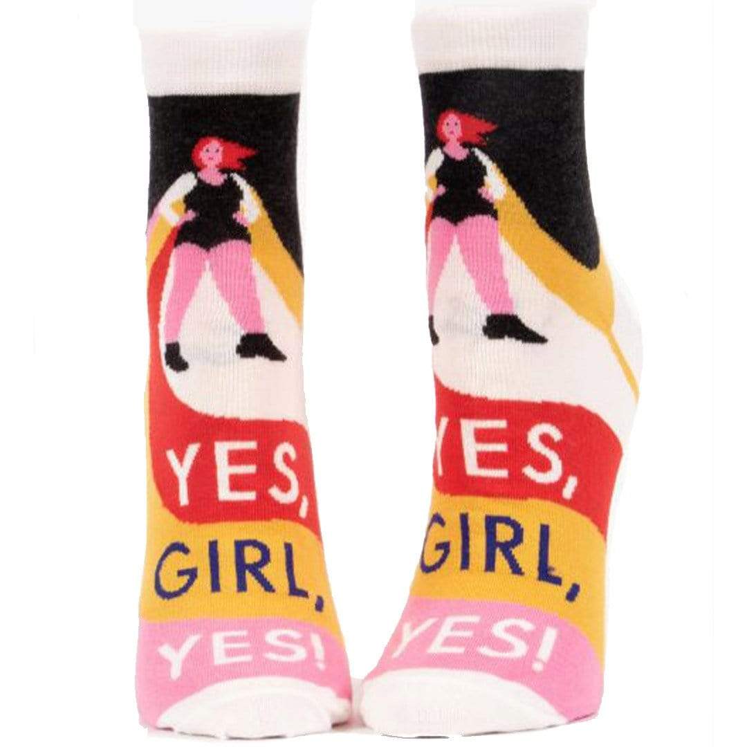 Yes Girl Yes Women's Ankle Socks Pink