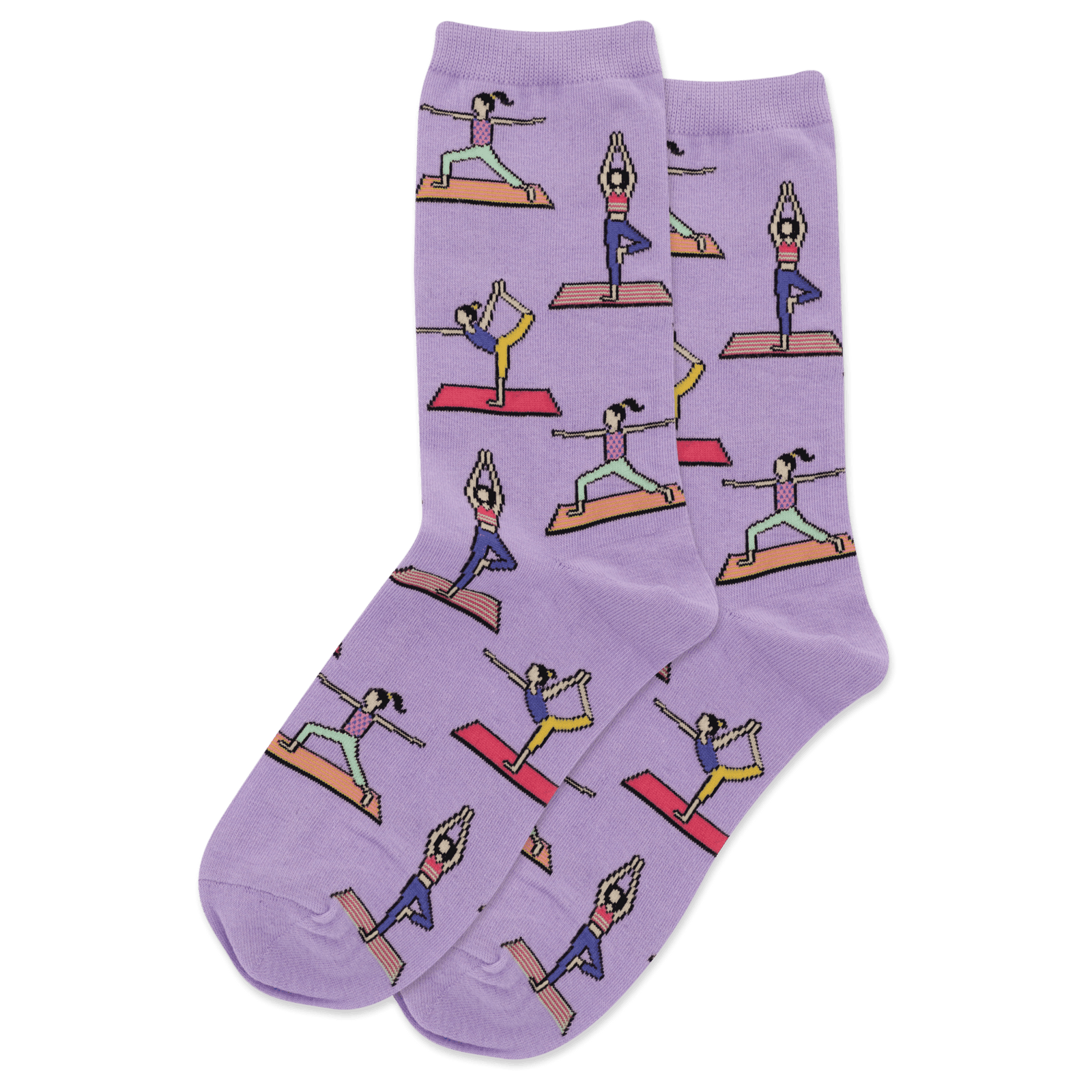 Yoga Women's Crew Socks Lavender
